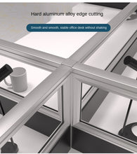 Load image into Gallery viewer, Simple and modern partition screen card holder working position staff office desk and chair combination office furniture