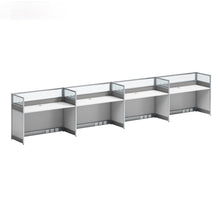 Load image into Gallery viewer, Desk office staff computer table and chair combination screen partition double financial desk