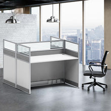 Load image into Gallery viewer, Desk office staff computer table and chair combination screen partition double financial desk