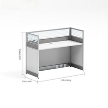 Load image into Gallery viewer, Desk office staff computer table and chair combination screen partition double financial desk