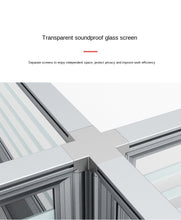 Load image into Gallery viewer, Desk office staff computer table and chair combination screen partition double financial desk