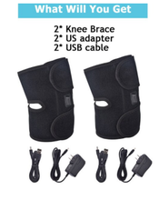 Load image into Gallery viewer, Knee Brace Physiotherapy Heating Therapy Knee Support Brace Arthritis Injury Pain Rheumatism Rehabilitation
