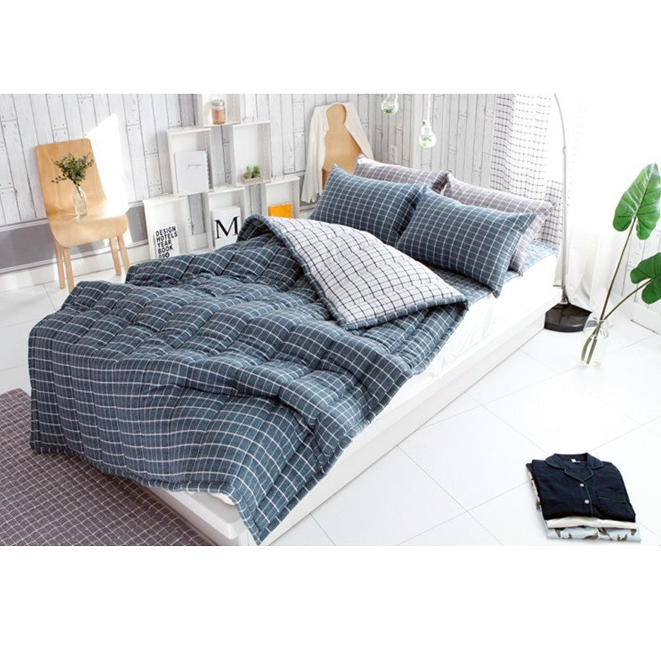 KOREAN BLANKET BUNDLE(MODERN CHECK) SS