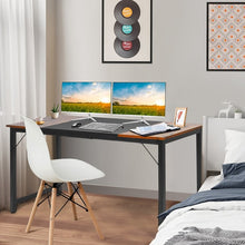 Load image into Gallery viewer, 63 Inch Home Office Computer Desk with Heavy Duty Steel Frame Laptop Desktop Computers Desks Conference Table

