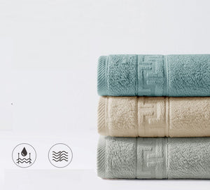 Bamboo Fiber Square Towels Natural Antibacterial Small Face Towels