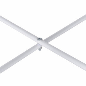 Metal Tray Table Round End Table Sofa Side Table Living Room Bedroom White Home Furniture HW58502WH