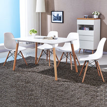 Load image into Gallery viewer, Set of 4 Mid Century Modern Style Dining Side Chair Wood Leg
