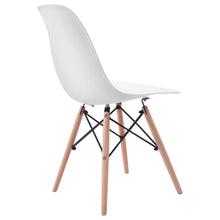 Load image into Gallery viewer, Set of 4 Mid Century Modern Style Dining Side Chair Wood Leg
