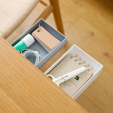 Load image into Gallery viewer, Desk Organizer Jewelry Memo Stationery Storage Box
