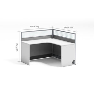 Desk office staff computer table and chair combination screen partition double financial desk