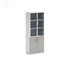Load image into Gallery viewer, Desk office staff computer table and chair combination screen partition double financial desk
