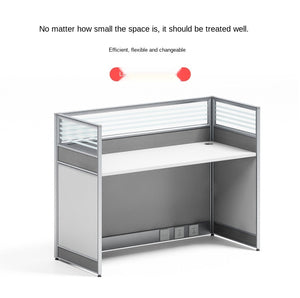 Desk office staff computer table and chair combination screen partition double financial desk