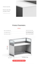 Load image into Gallery viewer, Desk office staff computer table and chair combination screen partition double financial desk
