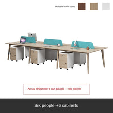Load image into Gallery viewer, Simple staff desk double staff desk screen booth station

