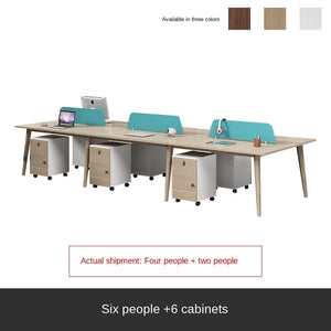 Simple staff desk double staff desk screen booth station