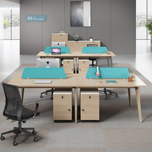 Load image into Gallery viewer, Simple staff desk double staff desk screen booth station
