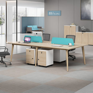 Simple staff desk double staff desk screen booth station