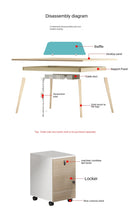 Load image into Gallery viewer, Simple staff desk double staff desk screen booth station
