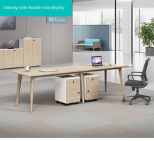 Load image into Gallery viewer, Simple staff desk double staff desk screen booth station
