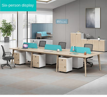 Load image into Gallery viewer, Simple staff desk double staff desk screen booth station

