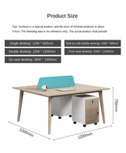Load image into Gallery viewer, Simple staff desk double staff desk screen booth station
