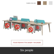 Load image into Gallery viewer, Simple staff desk double staff desk screen booth station
