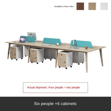 Load image into Gallery viewer, Simple staff desk double staff desk screen booth station
