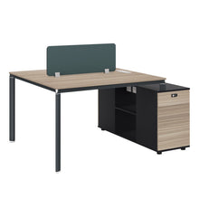 Load image into Gallery viewer, Simple modern staff table and chair combination office area staff screen position
